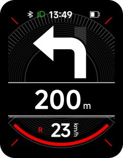 Navigation de la segway gt3 sur l'ecran